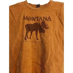 Montana Mud Kids Tshirt T-shirt Moose Brand New Large